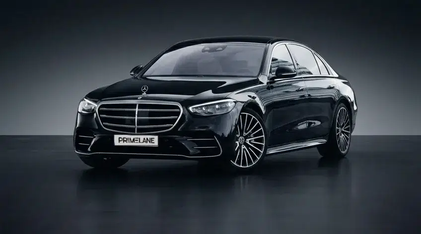 Mercedes S-Klasse der PRIMELANE Premium Selection im Studio